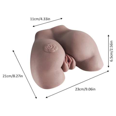 A546 (4lb) 軽量リアルマスターベーター|偽の黒いお尻安いゲイセックス玩具