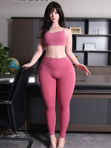 F6308—169cm/5.5ft-48kg C Cup ROS Silicone Realistic Celebrity fuck doll | EvasDoll