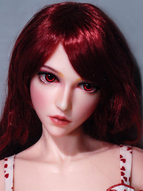 H517 Mini Anime Silicone Sex Doll Head｜Elsa Babe Head