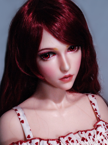 H517 Mini Anime Silicone Sex Doll Head｜Elsa Babe Head