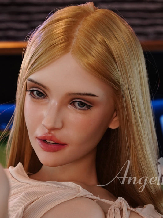 H262  Silicone Sex Doll Head丨Angel Kiss Doll Head