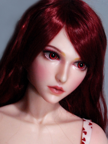 H517 Mini Anime Silicone Sex Doll Head｜Elsa Babe Head