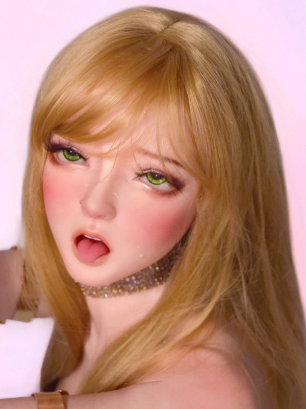 H546 Silicone Anime Sex Doll Head｜Elsa Babe Head