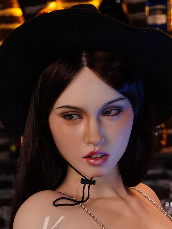 H263  Silicone Sex Doll Head丨Angel Kiss Doll Head