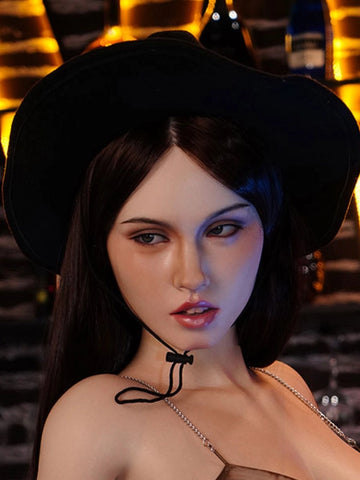 H287  Silicone Sex Doll Head丨Angel Kiss Doll Head