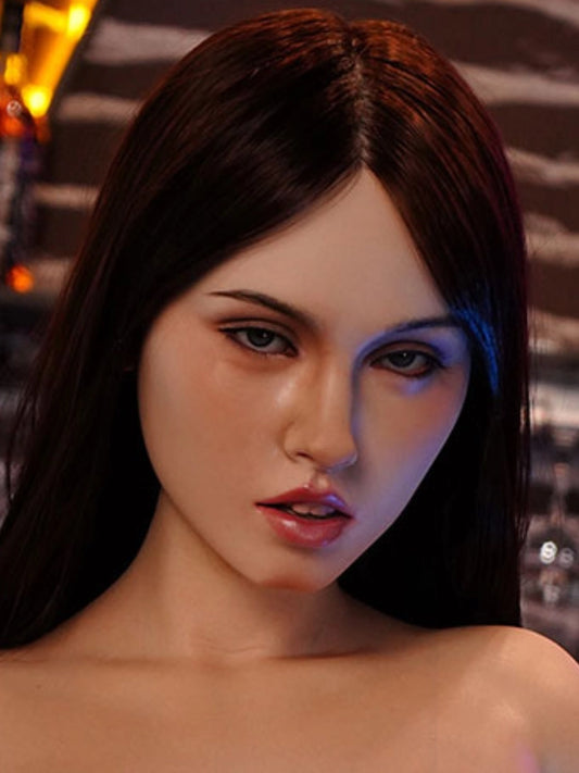 H287  Silicone Sex Doll Head丨Angel Kiss Doll Head