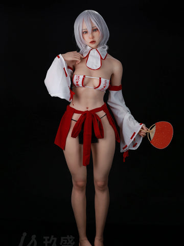 F4649—156cm/5ft2-26kg Kaiya B Cup Premium Japanese Anime Silicone Sex Doll | Jiusheng Doll