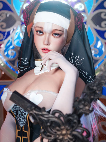 F5934-155Mcm(5.1ft)-38kg 2.2cf E Cup Mini ROS Silicone Japanese Mini Sex Doll Anime ｜Bezlya Doll