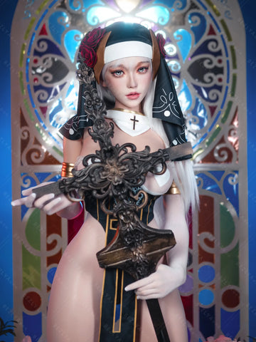 F5934-155Mcm(5.1ft)-38kg 2.2cf E Cup Mini ROS Silicone Japanese Mini Sex Doll Anime ｜Bezlya Doll