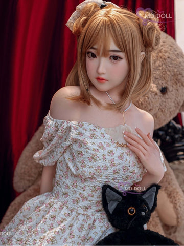 F5599-150cm/5ft-26kg M1 Flat Chest Life size Silicone Sex Doll | MD Doll
