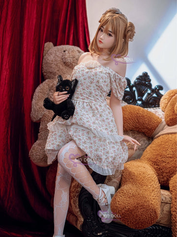 F5599-150cm/5ft-26kg M1 Flat Chest Life size Silicone Sex Doll | MD Doll