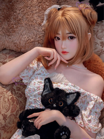 F5599-150cm/5ft-26kg M1 Flat Chest Life size Silicone Sex Doll | MD Doll