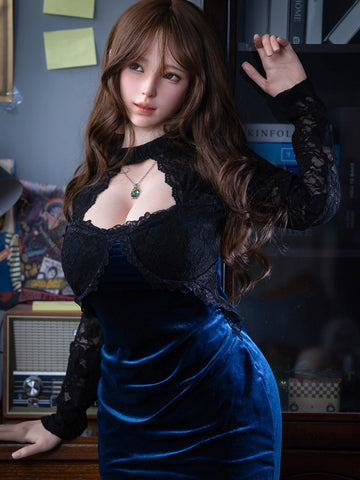 F734—160cm/5ft3-34kg E Cup Silicone Japanese Sex Doll Large Breasts | Firefly Diary Max