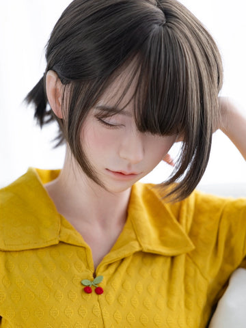 F6251—153cm/5ft4-29kg B Cup Silicone Closed Eye Asian Sex Doll  | Firefly Diary MAX