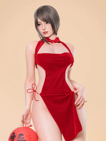 F6298—165cm/5ft4-37kg D Cup Silicone Realistic Sex Doll Asian  | Firefly Diary Max
