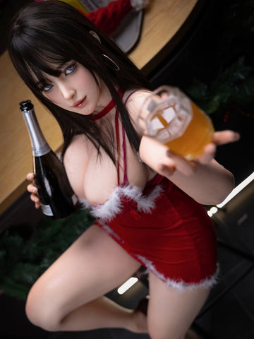 F6261—164cm/5ft4-36kg G Cup Silicone Christmas Asian Sex Doll  - Firefly Diary