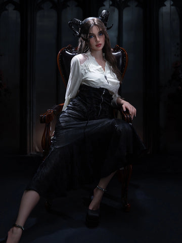 F6211—165cm/5ft4-37kg A Cup Silicone Halloween Sex Doll Small Breasts  - Firefly Diary MAX