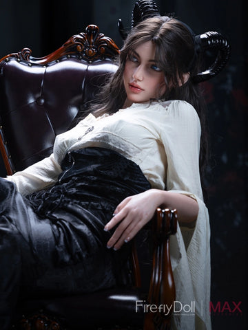 F6211—165cm/5ft4-37kg A Cup Silicone Halloween Sex Doll Small Breasts  - Firefly Diary MAX