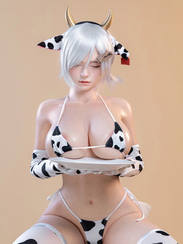 F1725—165cm/5フィート4 カルメン Fカップ シリコン可動ジョーズ セックスドール|Zelex Doll 