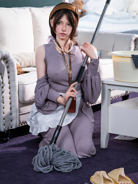 F8665—165cm/5ft4-34kg B Cup Silicone Full Sex Doll ROS Head| Firefly Diary Max