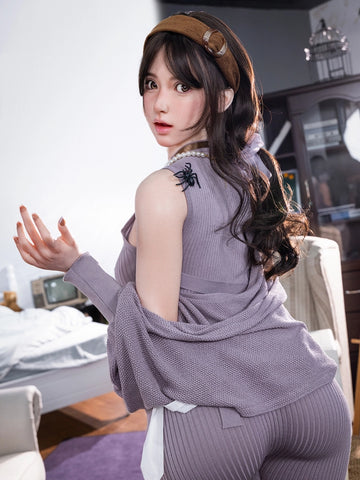 F8665—165cm/5ft4-34kg B Cup Silicone Full Sex Doll ROS Head| Firefly Diary Max
