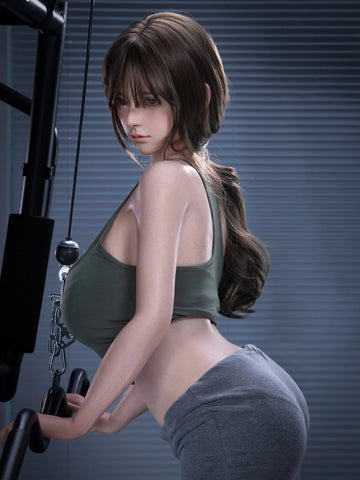 F6156—160cm/5ft3-34kg E Cup Silicone Asian Sex Doll  | Firefly Diary Max