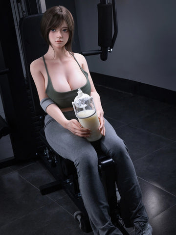 F6156—160cm/5ft3-34kg E Cup Silicone Asian Sex Doll  | Firefly Diary Max