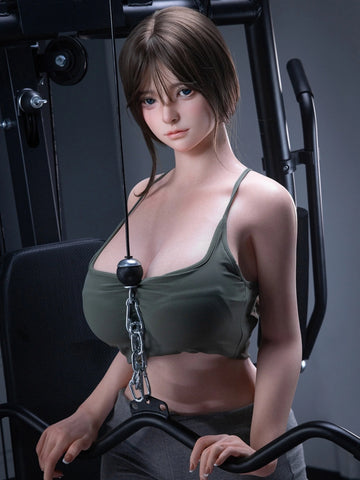 F6156—160cm/5ft3-34kg E Cup Silicone Asian Sex Doll  | Firefly Diary Max