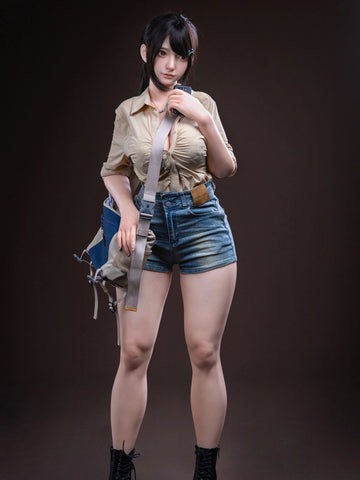 F6157—164cm/5ft4-36kg G Cup Silicone Asian  Sex Doll  | Firefly Diary