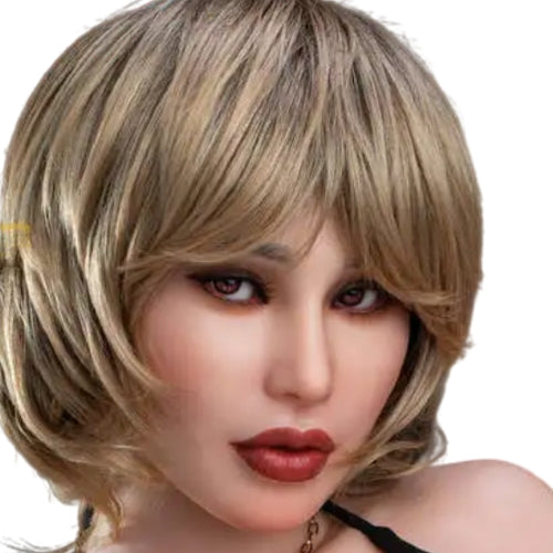 H782 Sex Doll Head-Silicone- an alluring, mature look【Irontech Doll Head】