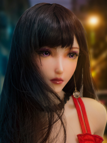 H501 Mini Anime Silicone Sex Doll Head｜Elsa Babe Head