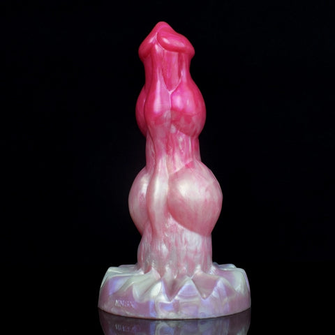 D405(0.7-1.5 LBS丨7''-9'') Fantasy Dog Dildo Silicone Knot Dildo 3 Size