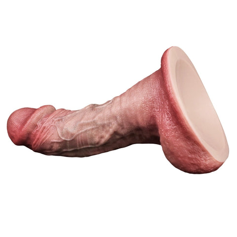 D421(0.9 LBS丨7.36'') Realistic Silicone Torso Dildo with Veined Texture and Suction Cup Base