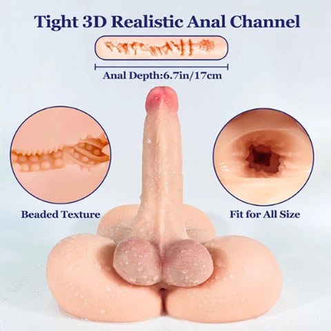 T261-5.73lb 3D Huge Penis Male Sex Doll Torso Dildo Adult Toys for Female Masturbation|QSX