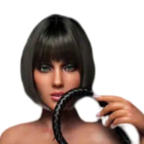 H811 Sex Doll Head-Silicone- מראה סייבר-פאנק אלגנטי ועתידני【ראש בובת איירוןטק】 