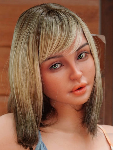 H289  Silicone Sex Doll Head丨Angel Kiss Doll Head