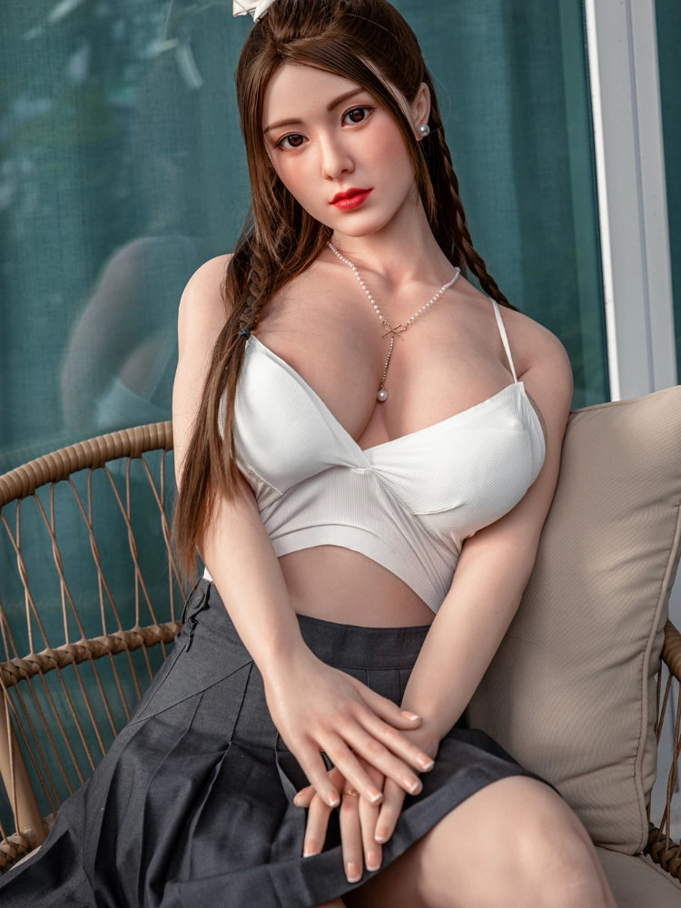 F4008-163cm/5ft3 G Cup Asian Xue Silicone Sex Doll | Starpery Doll