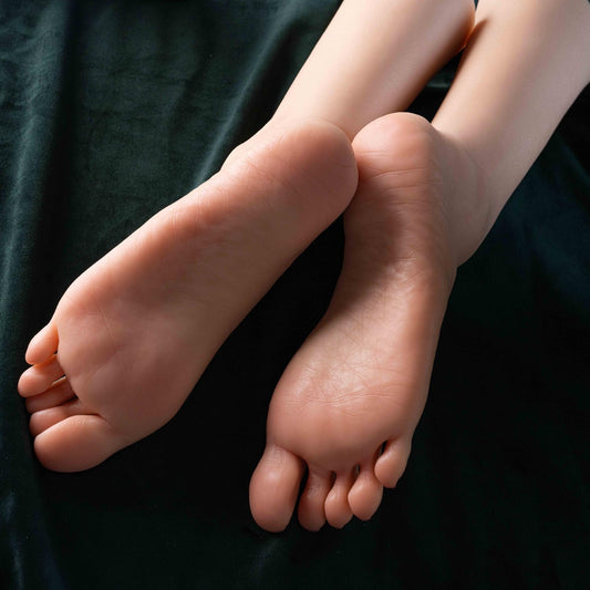 V332 - Ultra-Soft Silicone Sex Doll Feet with Real Feel Texture for Foot Fetish