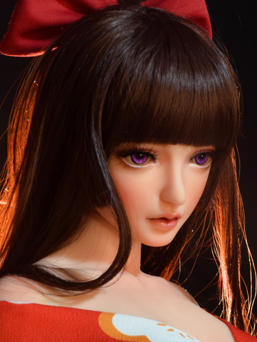 H520 Mini Anime Silicone Sex Doll Head｜Elsa Babe Head