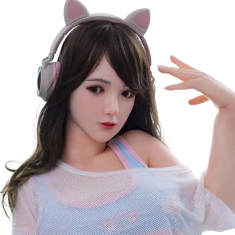 H966 Sex Doll Head-Silicone-E-Sprts Muse【Irontech Doll Head】