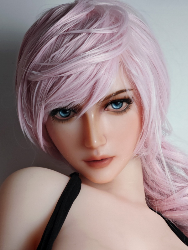 H522 Mini Anime Silicone Sex Doll Head｜Elsa Babe Head