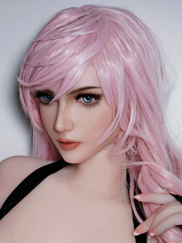 H522 Mini Anime Silicone Sex Doll Head｜Elsa Babe Head