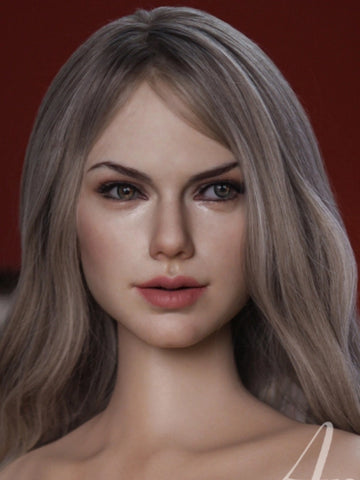 H291  Silicone Sex Doll Head丨Angel Kiss Doll Head