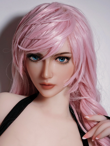 H522 Mini Anime Silicone Sex Doll Head｜Elsa Babe Head