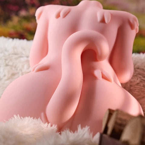 T464-19.8lbs Neko Catwoman TPE Anime Furry Hentai Sex Doll | MRL