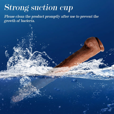 D049- (22.05'') Male Torso TPR Dildo Extra Long Pink Glans【In Stock】| Xingse