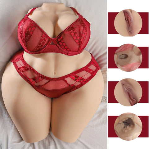 T501(25.3lb/45cm)Best Realistic BBW Sex Doll Torso|Big Round Ass