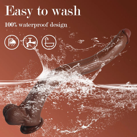 D057- (19.69'') 1.76kg Male Torso TPR Dildo Shemale Penis Smooth【In Stock】| Xingse