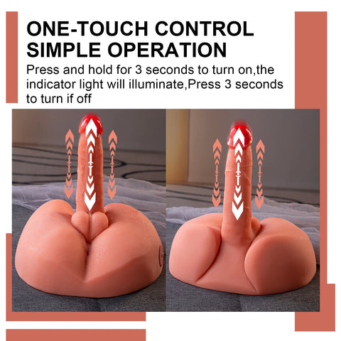 T907(7.05lb)  7.87″ Dildo Electric Male Rechargeable Sex Doll  Ass Torso Adult Toys For Female