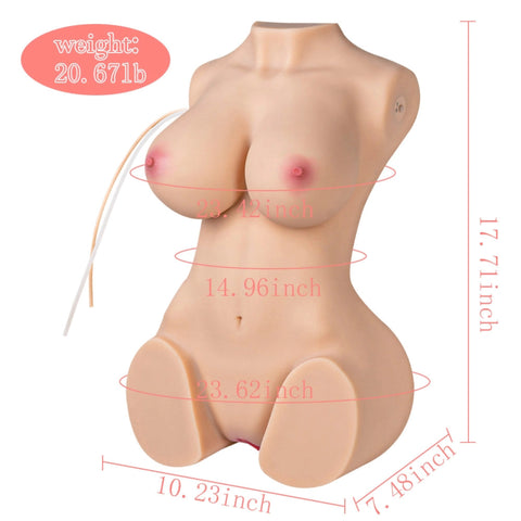T589-(20.67lb)Discreet Doll with vibratiing pussy